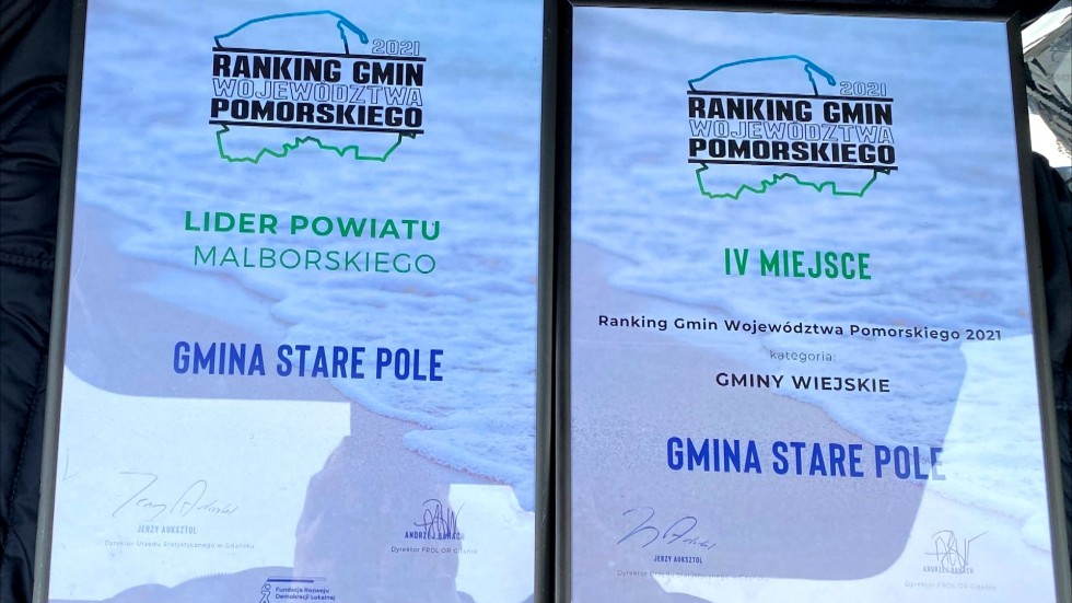 Stare Pole w czołówce gmin wiejskich województwa pomorskiego.