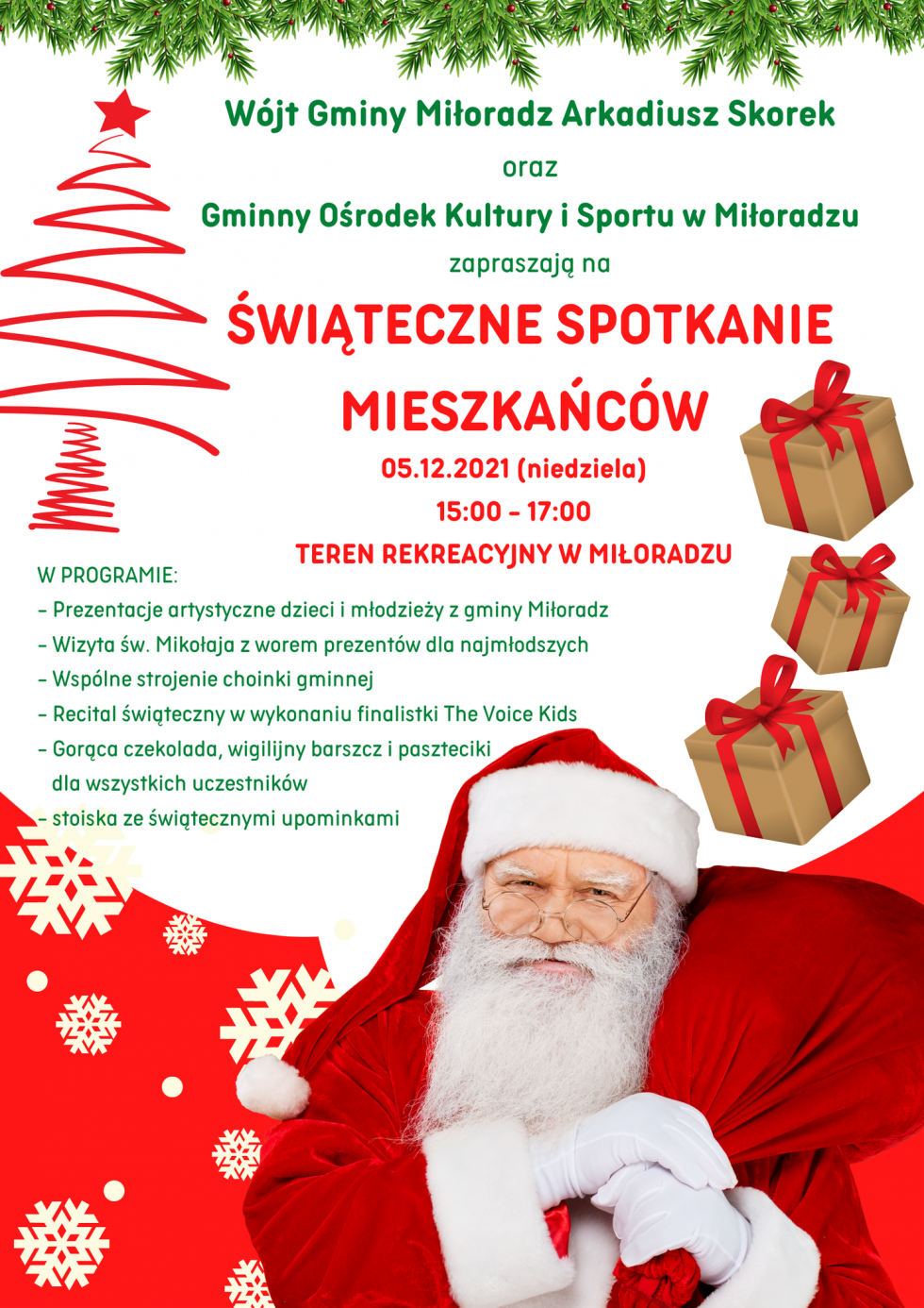 Gmina Miłoradz. Piknik świąteczny dla mieszkańców.