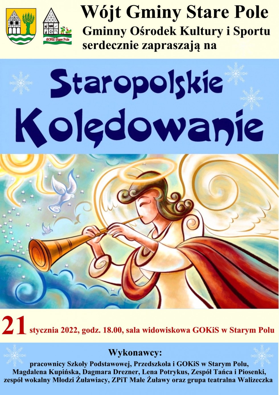Gmina Stare Pole. W piątek wyjątkowy koncert kolęd i pastorałek - Staropolskie Kolędowanie 2022.