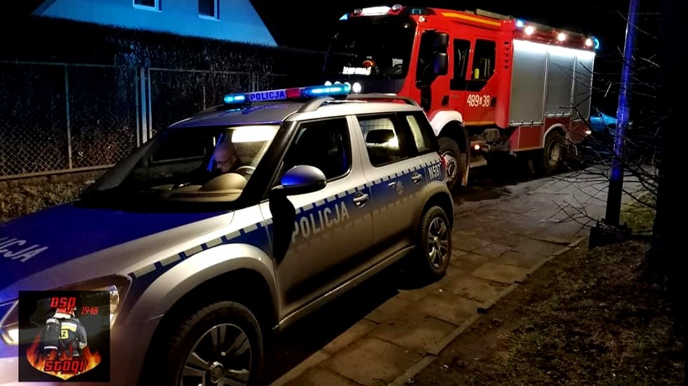 Malbork. Nocna akcja strażaków - pożar mieszkania na Grudziądzkiej.