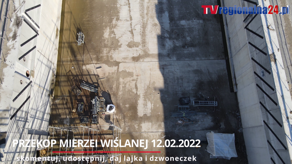 Przekop Kanału Mierzei Wiślanej. Wkrótce zalewanie śluzy wodą. [wideo, zdjęcia]