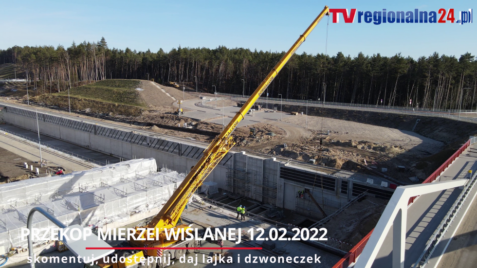 Przekop Kanału Mierzei Wiślanej. Wkrótce zalewanie śluzy wodą. [wideo, zdjęcia]