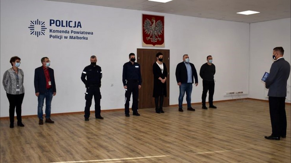Malbork. Policjanci pożegnali asp. szt. Marka Sieradzkiego, Zastępcę Naczelnika Wydziału Kryminalnego.