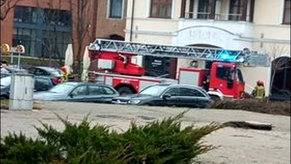 Malbork. Od wczoraj tylko kilka interwencji strażaków związanych z usuwaniem skutków silnego wiatru.