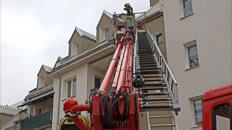 Sztum. Ponad 80 interwencji w związku z usuwaniem skutków porywistego wiatru.