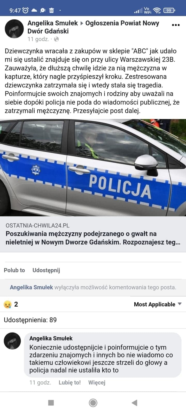 Nowy Dwór Gdański. Policjanci ostrzegają przed cyberprzestępcami.