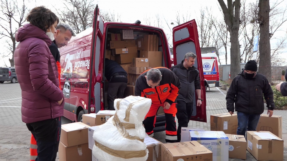 Malbork/Nowy Dwór Gdański. Powiatowe Centrum Zdrowia wysyła sprzęt medyczny dla Ukrainy.