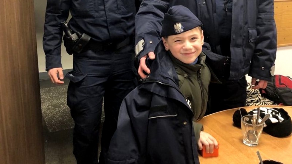 Malbork. Policjanci zaopiekowali się ukraińską rodziną.