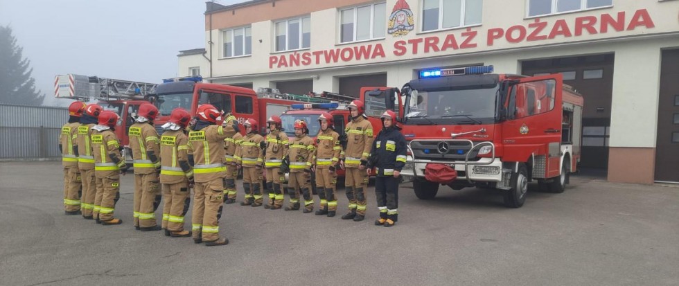 KP PSP MALBORK - MINUTA CISZY DLA POLEGŁYCH STRAŻAKÓW Z UKRAINY
