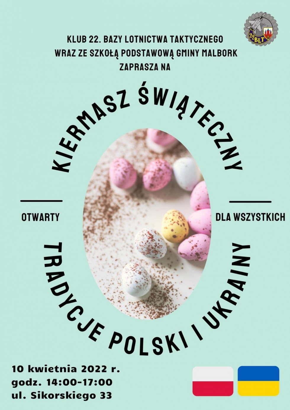 Malbork. Kiermasz świąteczny 22.BLT – Tradycje Polski i Ukrainy.