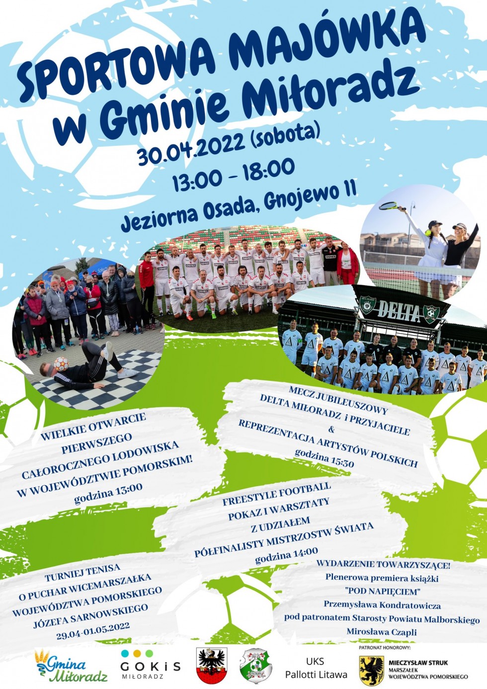 Gmina Miłoradz zaprasza na sportowa majówkę.