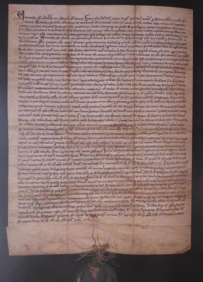 Malbork. 736 lat temu miasto otrzymało prawa miejskie.