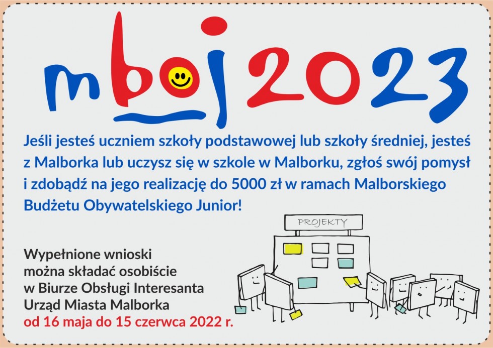 Malbork. Ruszył nabór wniosków do MBOJ.
