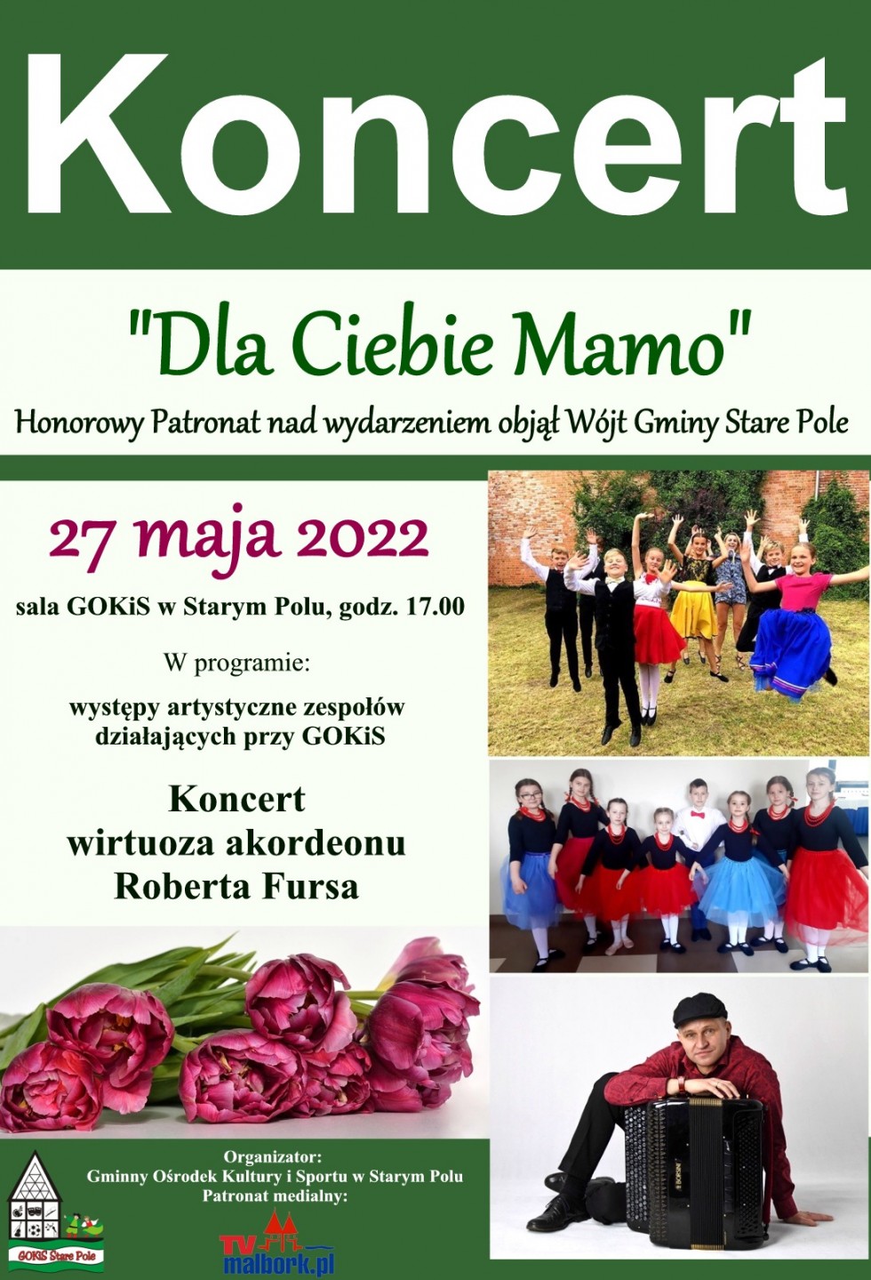 Gmina Stare Pole. Wyjątkowy koncert z okazji Dnia Matki.