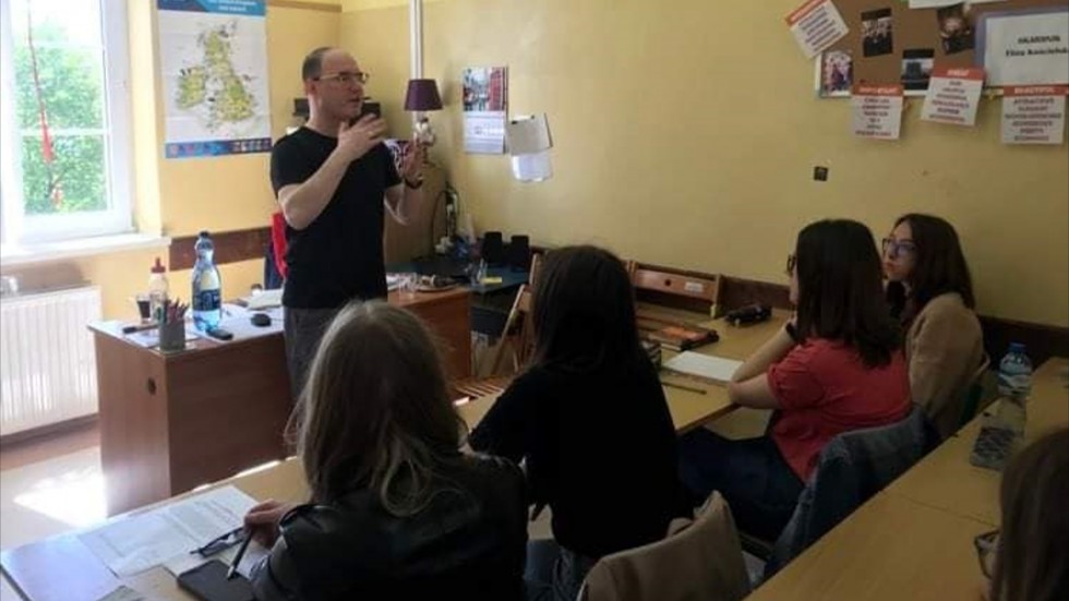 Malbork. Uczniowie II LO w projekcie Lira Szekspira.