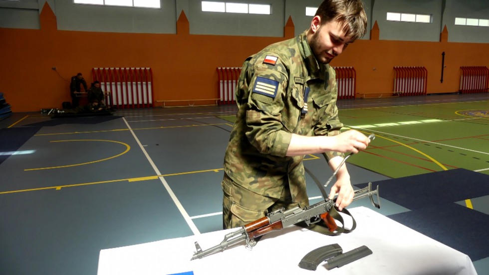 Malbork. Uczniowie mundurówki na obozie szkoleniowym.