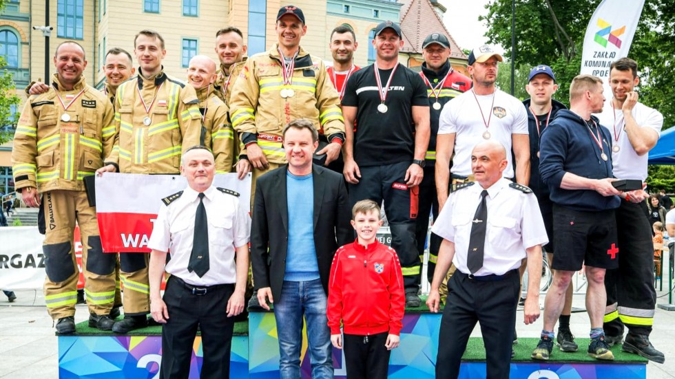Sztum. Mł. kpt. Piotr Spiżewski walczył o tytuł Opole Toughest Firefighter 2022.