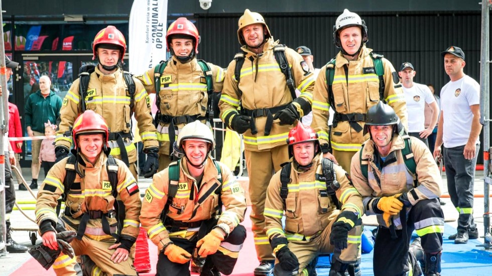 Sztum. Mł. kpt. Piotr Spiżewski walczył o tytuł Opole Toughest Firefighter 2022.