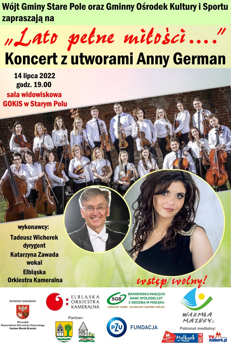 Stare Pole. Lato pełne miłości w utworach Anny German – wyjątkowy koncert już w lipcu.