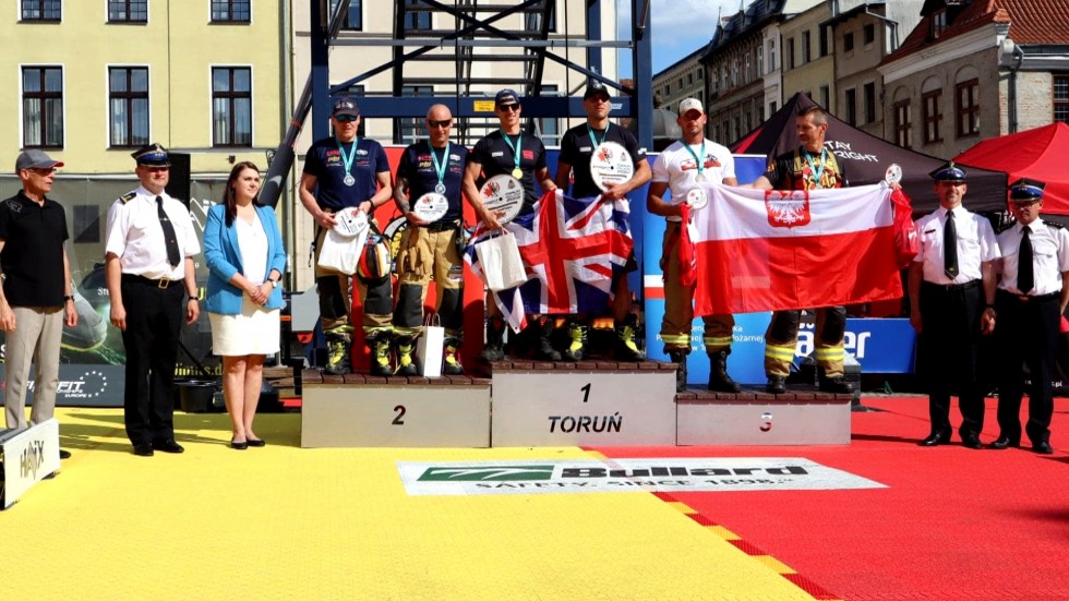 Powiat sztumski. Strażacy na Mistrzostwach Polski w formule FireFit.