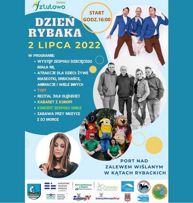Gmina Sztutowo zaprasza na Dni Rybaka 2022.