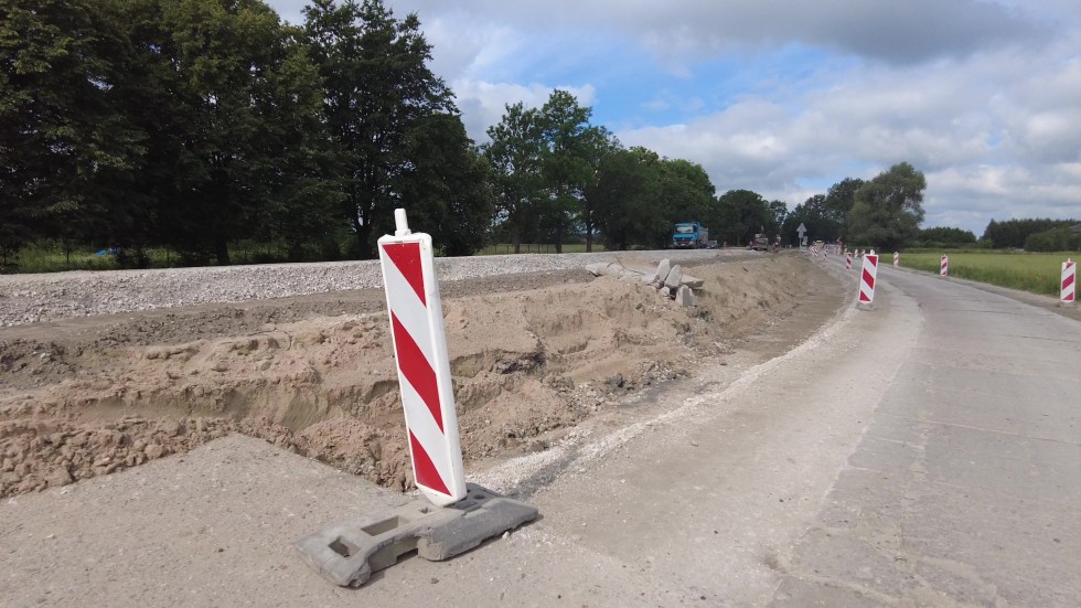Malbork-Cisy. Przebudowa drogi krajowej nr 22 - zobacz postęp prac [wideo]