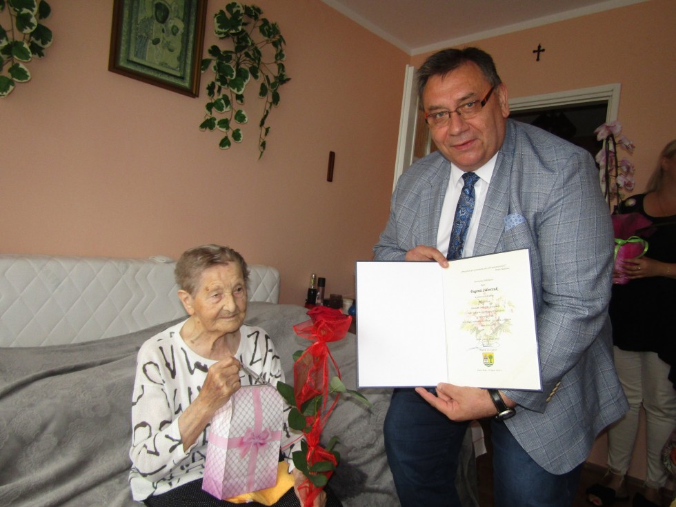 Stare Pole. Jubileusz 96 urodzin Eugenii Sidorczuk.