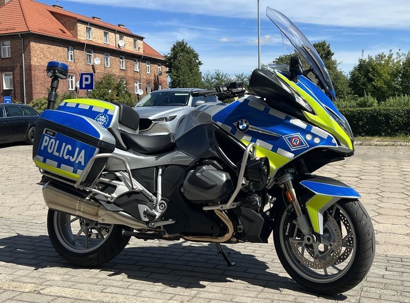 Malbork. Motocykl BMW R 1250 RT – nowy nabytek policjantów.