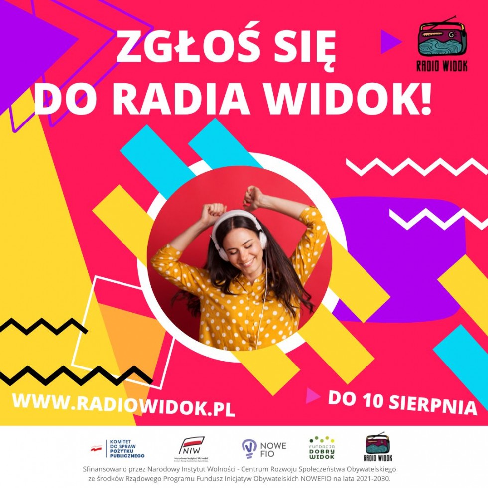 Malbork. Dołącz do młodzieżowego Radia Widok. Rekrutacja trwa do 10 sierpnia.