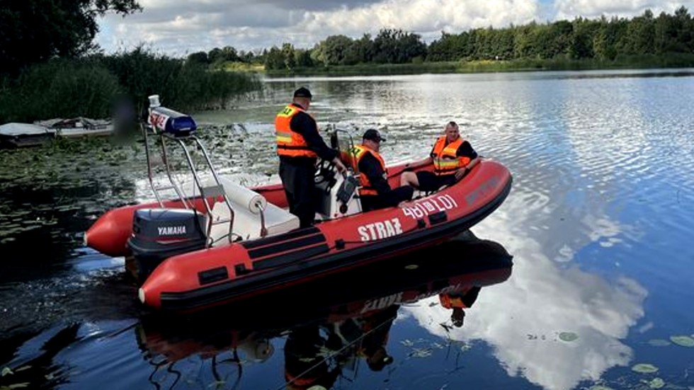 Malbork. Wspólne działania nad wodą służb mundurowych i sanepidu.