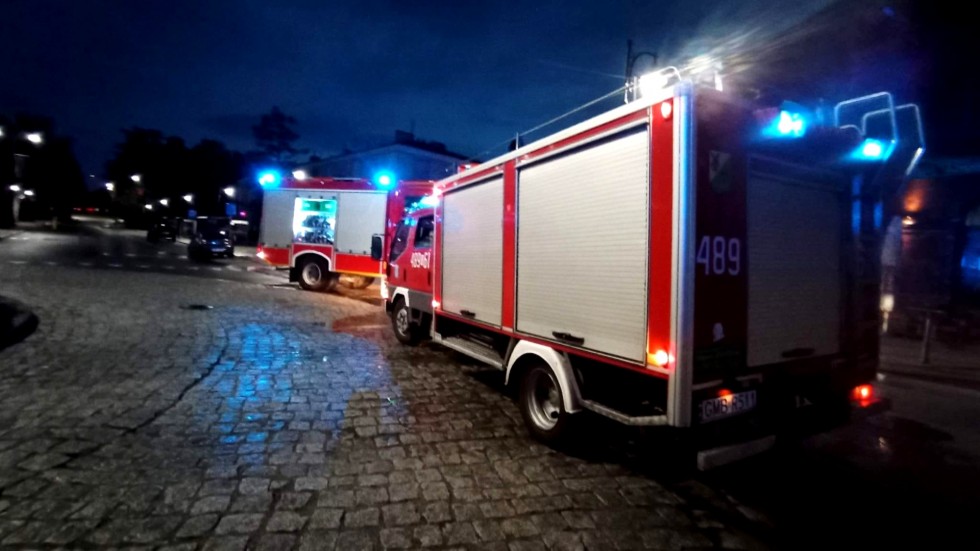 Zalane piwnice i ulice, poprzewracane drzewa. Ponad 40 interwencji strażaków – weekendowy raport malborskich służb mundurowych.