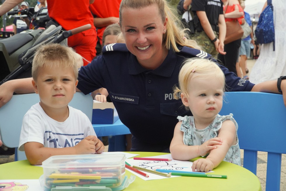 Krynica Morska. Co zrobić, by wakacje były bezpieczne? Piknik edukacyjno – profilaktyczny.