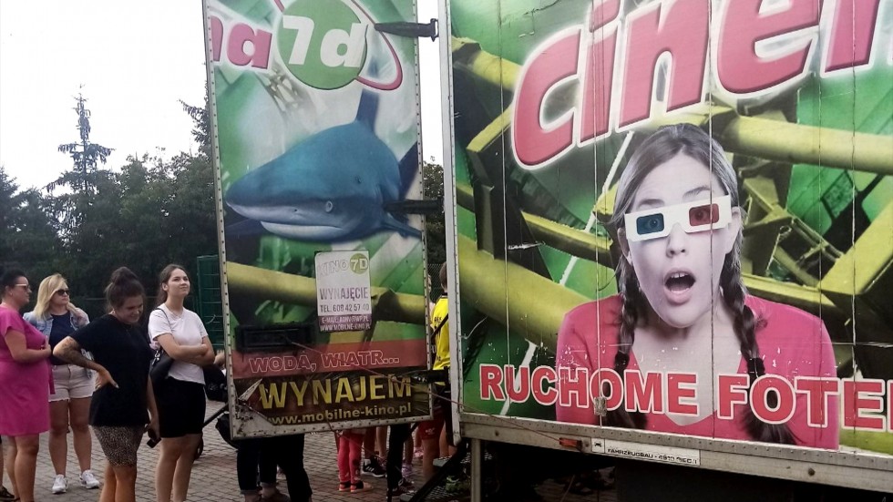 Gmina Miłoradz. Na seansie w w kinie 7 D.