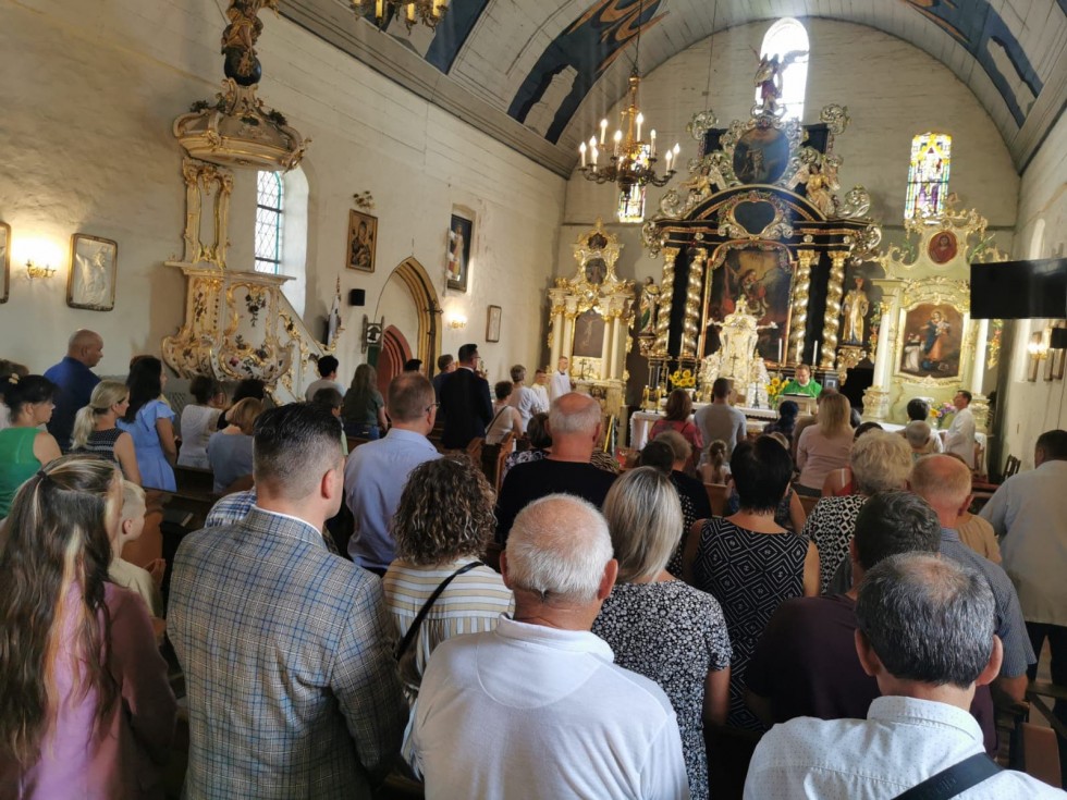 Gmina Miłoradz. Uroczystości dożynkowe – rozstrzygnięcie konkursu na wieniec i chleb dożynkowy.