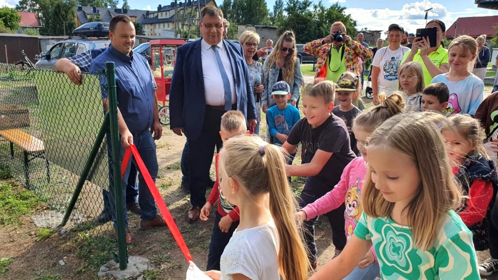 Stare Pole. Otwarcie placu zabaw przy ul. Cichej.