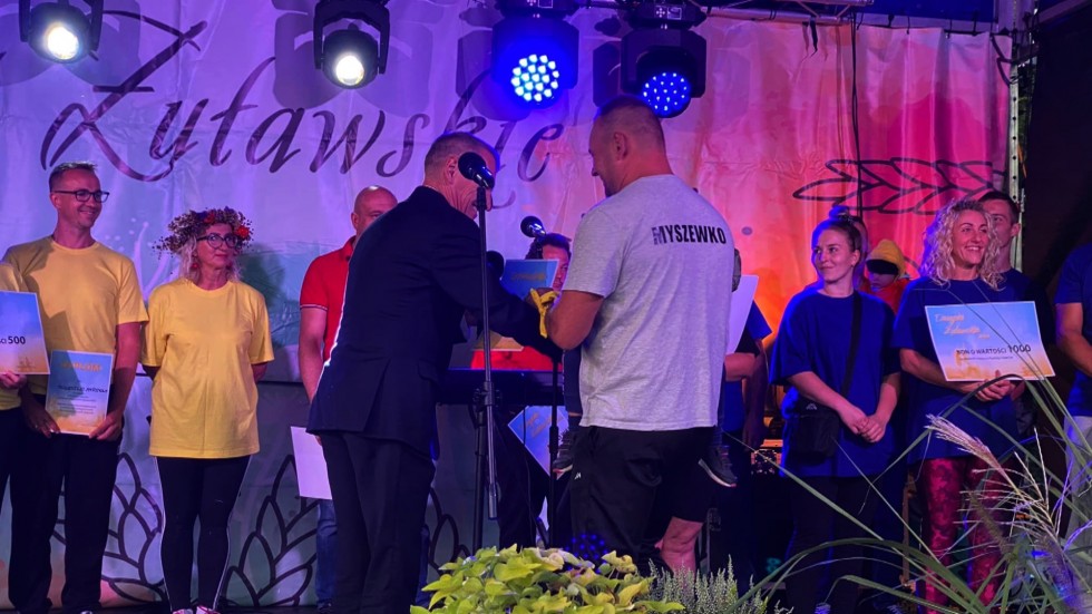 Powiat nowodworski. Dożynki Żuławskie w Jazowej.