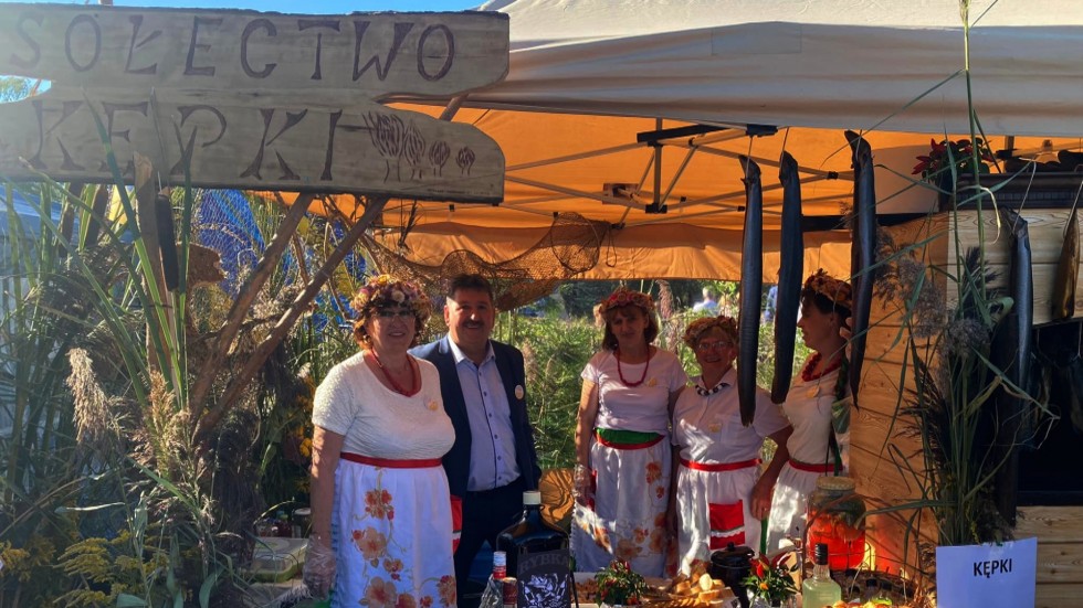 Powiat nowodworski. Dożynki Żuławskie w Jazowej.