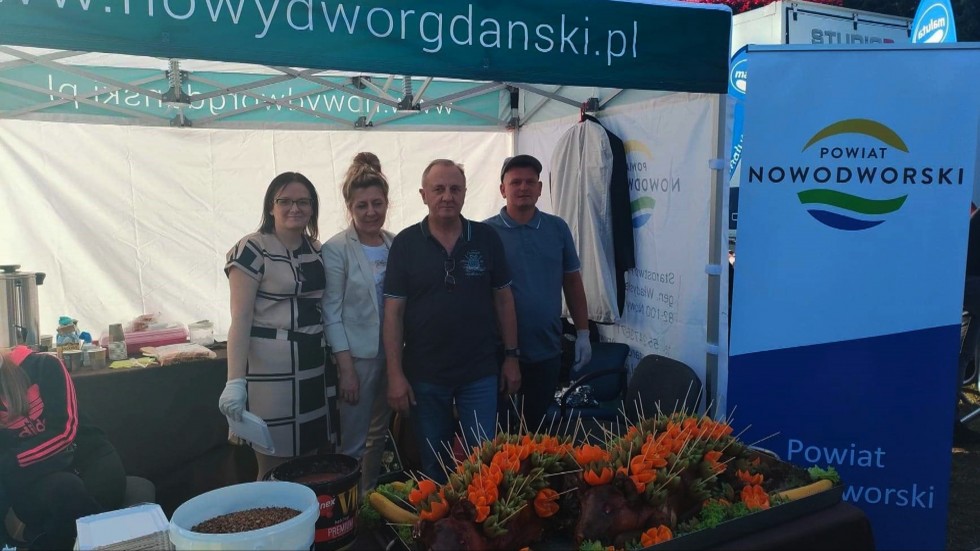 Powiat nowodworski. Dożynki Żuławskie w Jazowej.