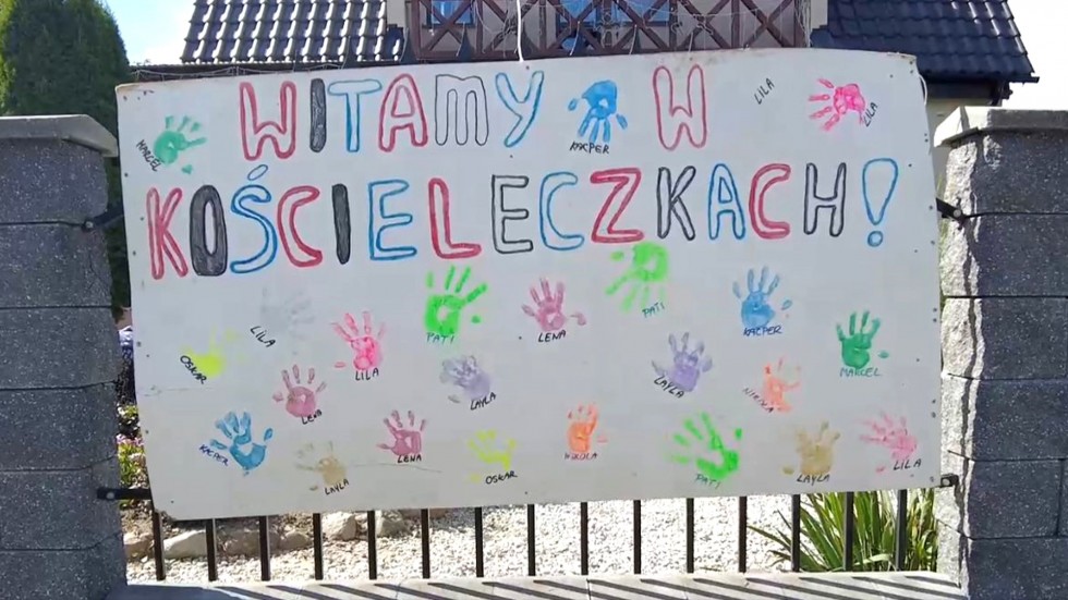 Tak kibice dopingowali triathlonistów w Kościeleczkach.