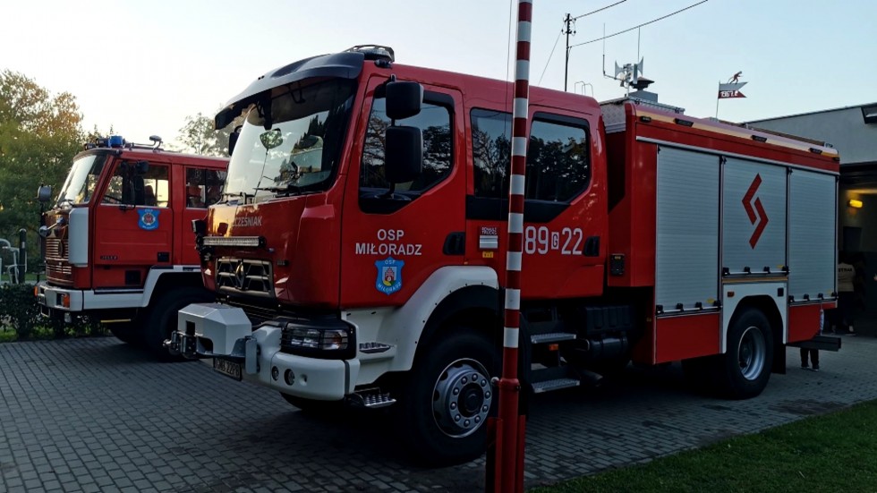 Miłoradz. Nowy samochód dla strażaków ochotników.