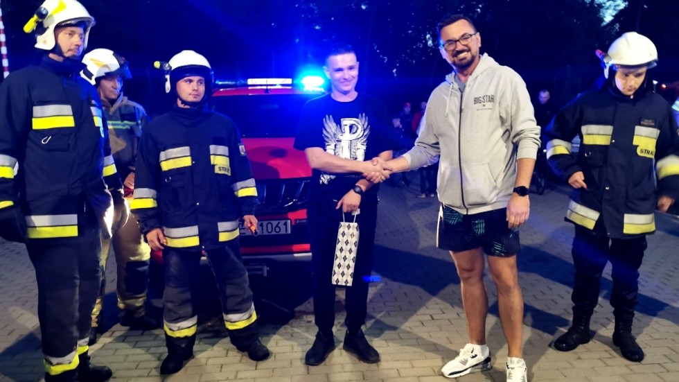 Miłoradz. Nowy samochód dla strażaków ochotników.