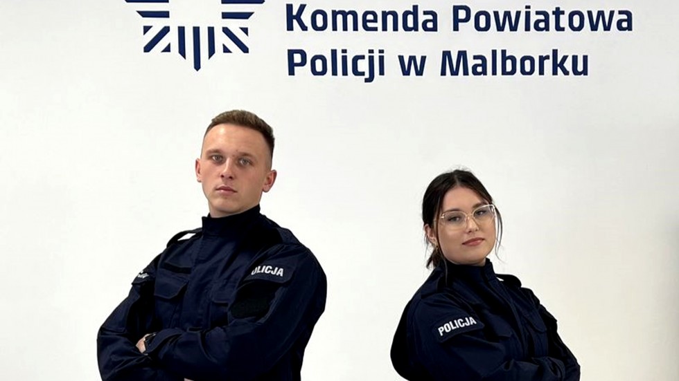 Malbork. Dwóch nowych policjantów w komendzie – ty też możesz zostać jednym z nich.