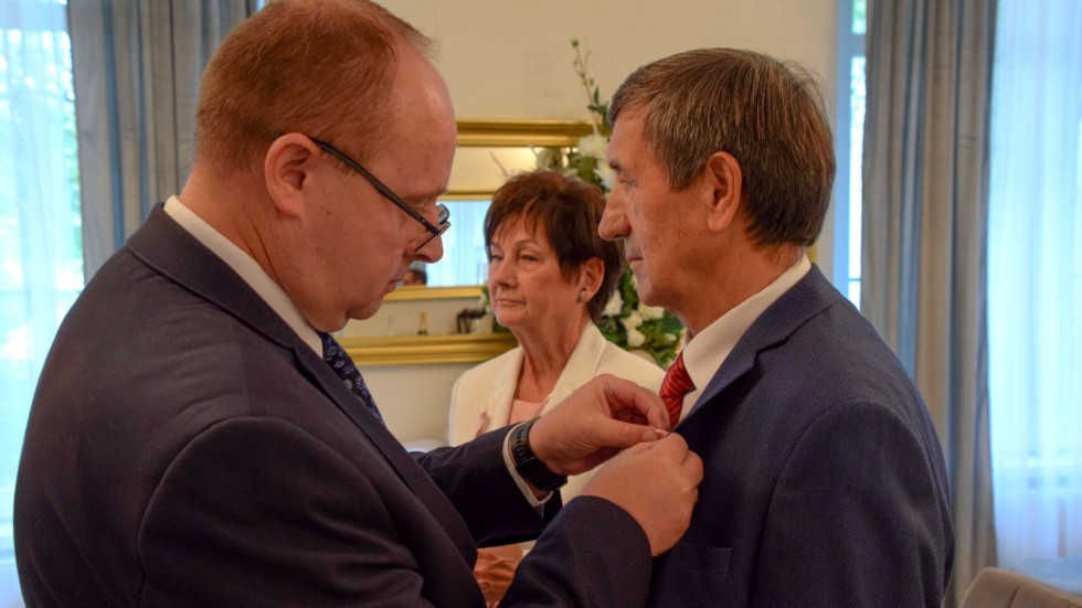 Nowy Dwór Gdański. Złote Gody państwa Janiny i Ryszarda Grot.