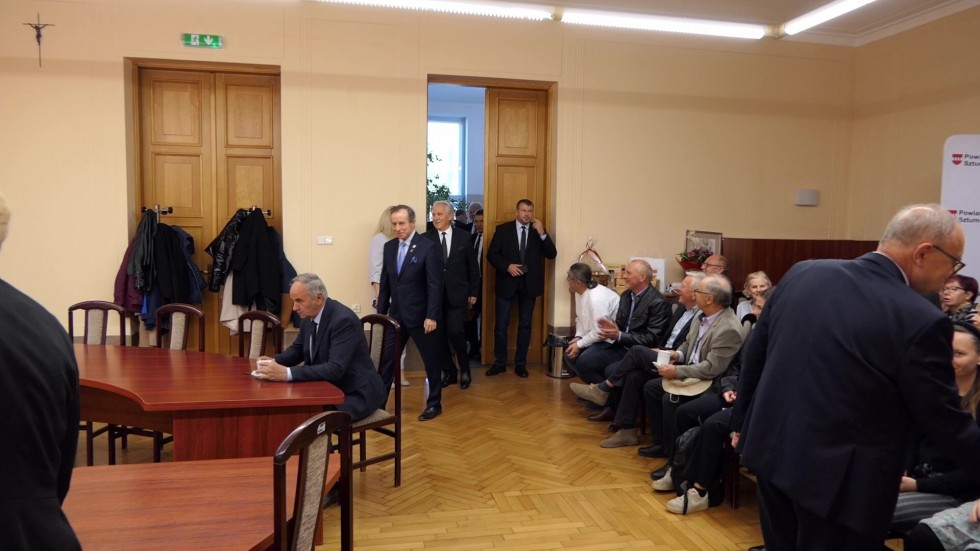Mieszkańcy powiatu sztumskiego spotkali się z Marszałkiem Senatu RP Tomaszem Grodzkim.