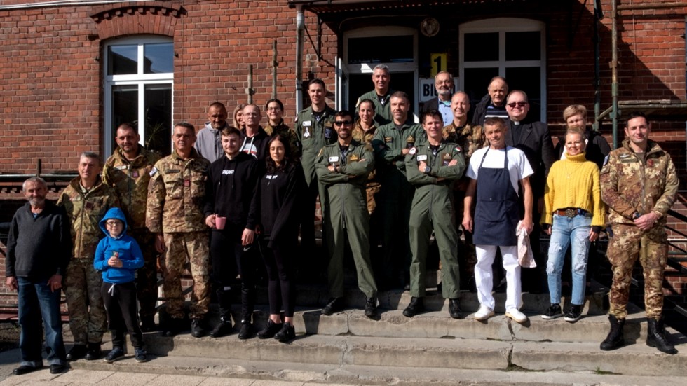 Malbork. Solidarność nie zna granic – włoscy piloci wspomogli FIDES.