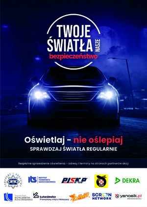 Malbork. Policyjna kampania Twoje Światła - Nasze Bezpieczeństwo.