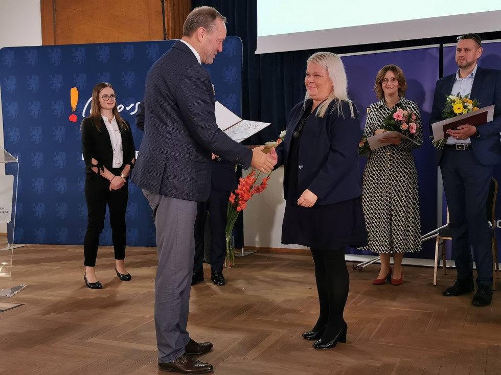 Sztutowo. Małgorzata Błaszak Nauczycielem Pomorza Roku 2022.