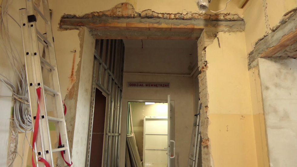 Malbork. Szpital modernizuje oddział anestezjologii i intensywnej terapii. Wideo i zdjęcia