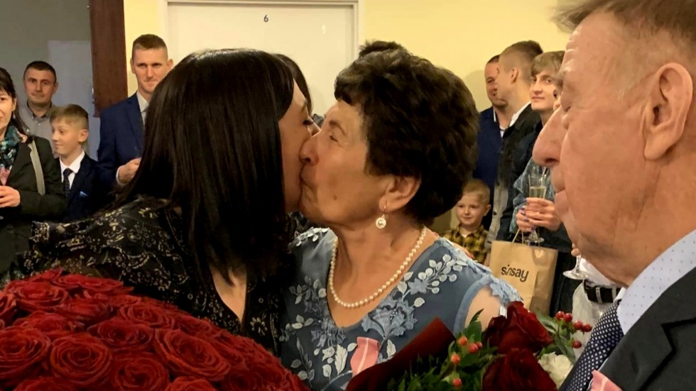Nowy Dwór Gdański. 50 lat pożycia małżeńskiego państwa Kazimiery i Tadeusza Tomczak.