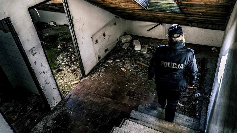 Powiat nowodworski. Policyjne kontrole miejsc przebywania bezdomnych.